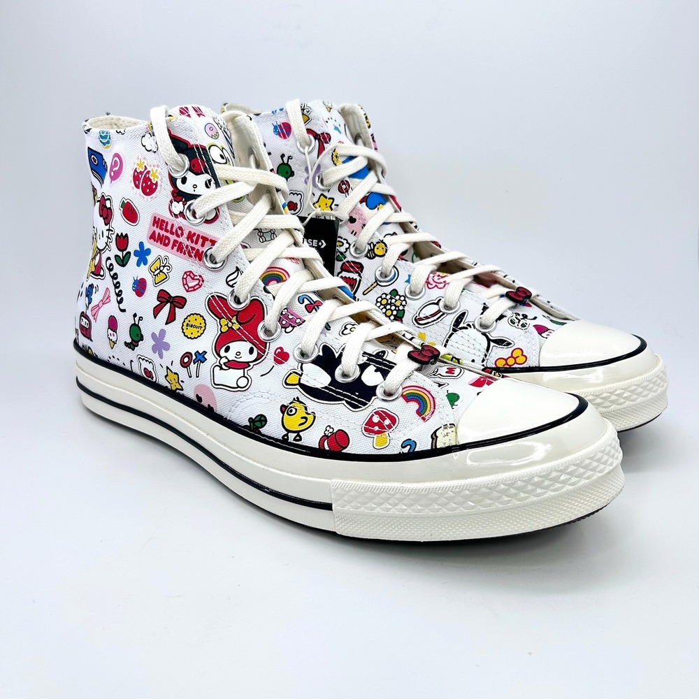 Converse x Hello Kitty Friends Chuck 70 Stickers M11.5 W13.5 High Top A17696C